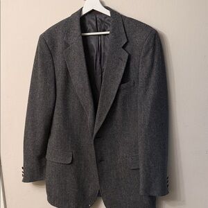 Elegant Gray Men's Blazer